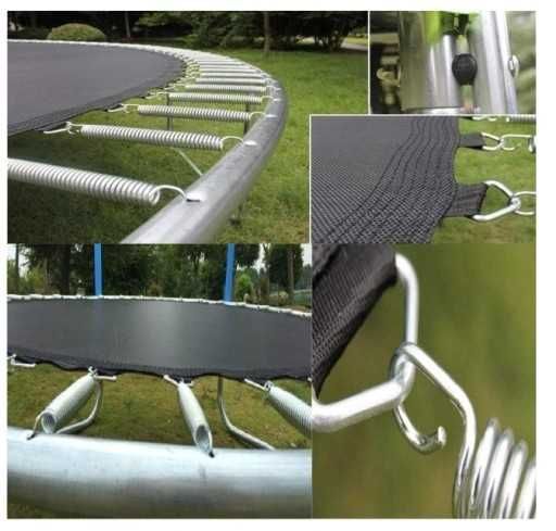 Sprężyny Trampolinowe, Wytrzymałe Ocynkowane 130mm 10szt