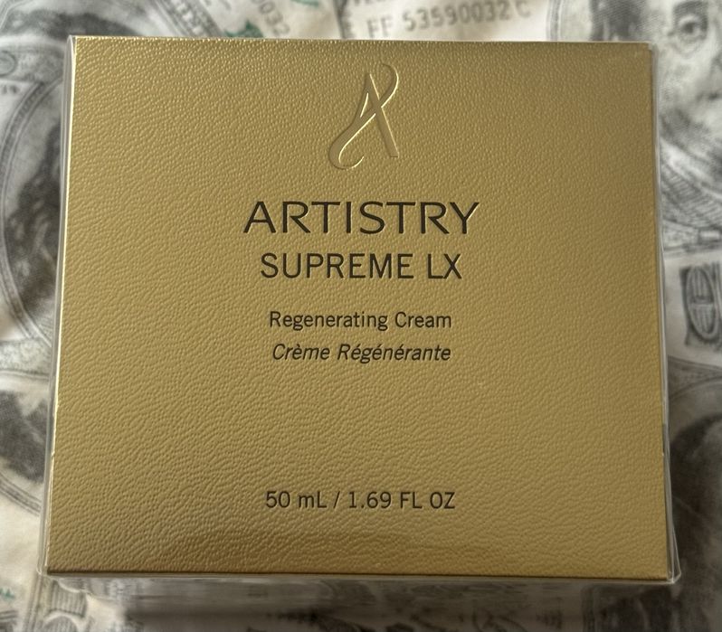 Zestaw Artistry Supreme LX regenrstion cream ze zlotem