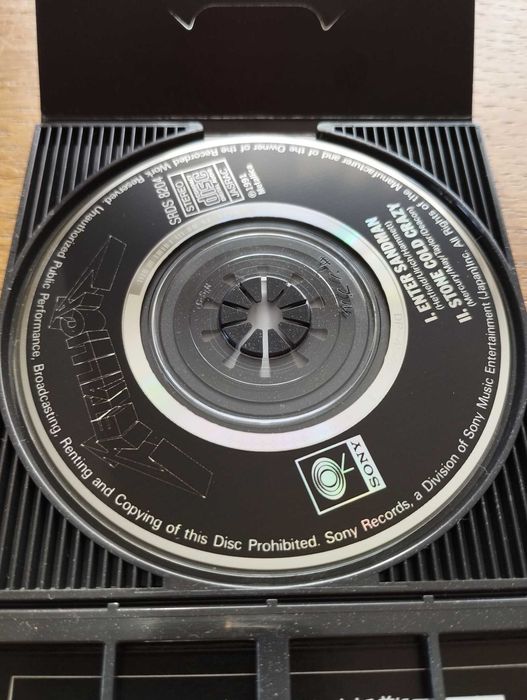 Metallica Enter Sandman Japonia CD wydanie promocyjne