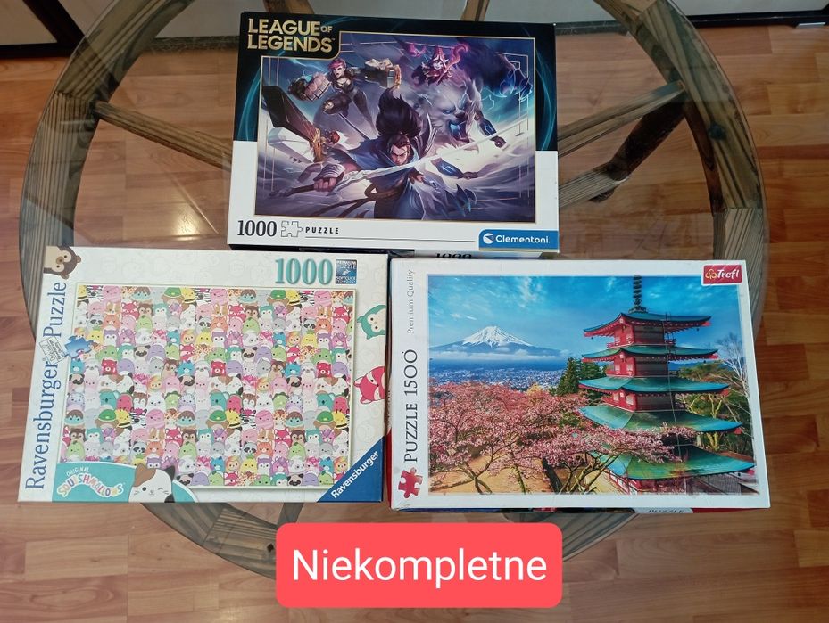 Puzzle 9 pudełek jedna wysyłka