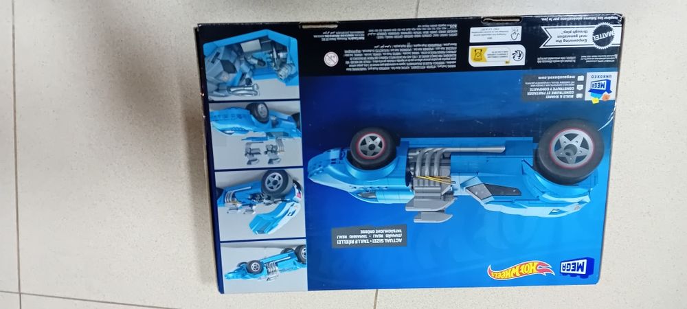 Mattel - kit construção veículo twin mill 635 peças