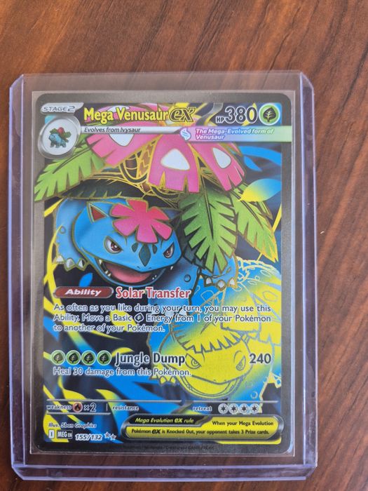 Mega Venusaur Ex Ultra Rare 155/132