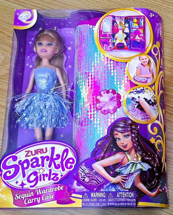 Boneca Sparkle Girlz com bolsa (Novo)
