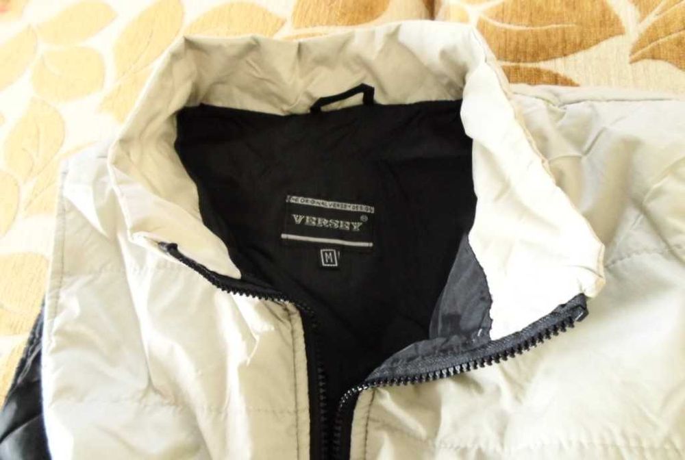 Bezrękawnik kamizelka ocieplacz Versey zamek M 38 kremowy beżowy