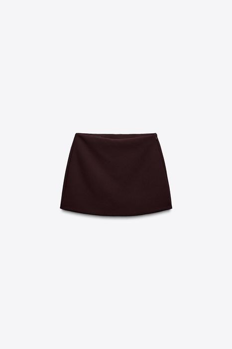 Zara спідниця шорти коричнева