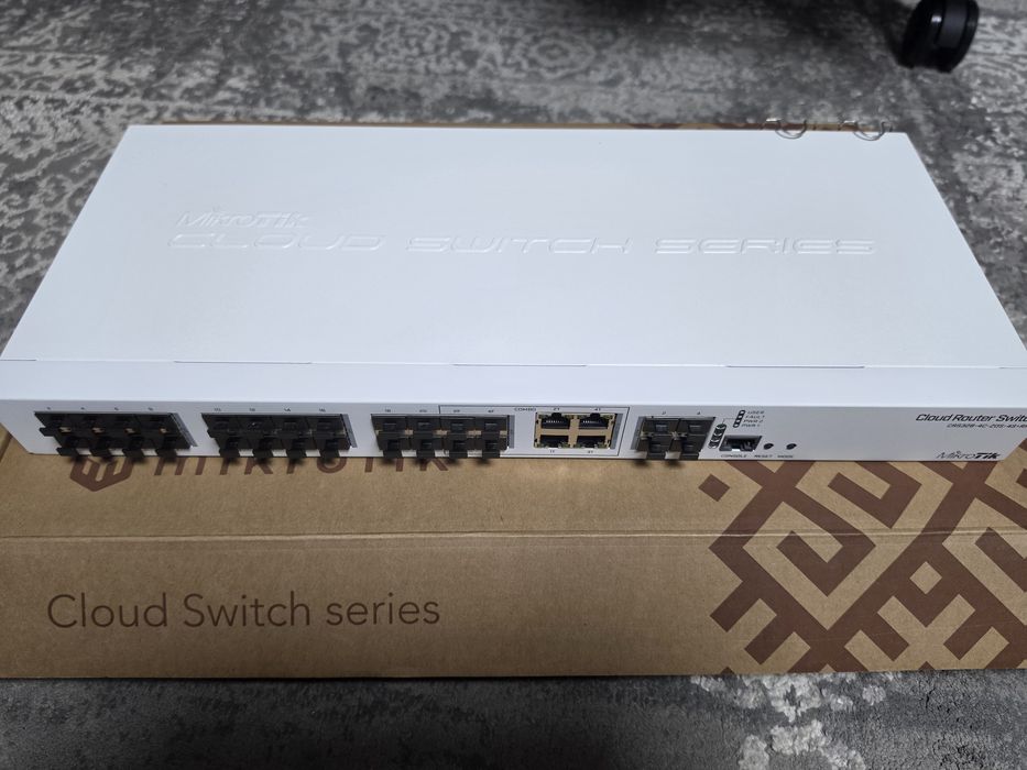 Switch MikroTik CRS328-4C-20S-4S+RM | 28 portów | PoE