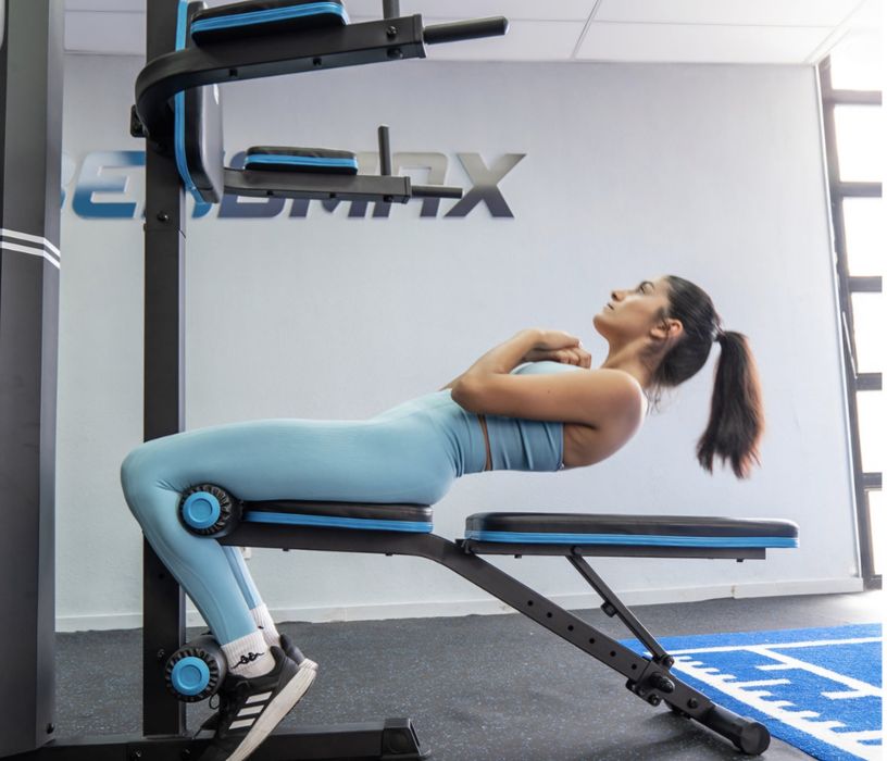 Maquina Musculação Behumax  Multigym 550 PRO + Leg Press