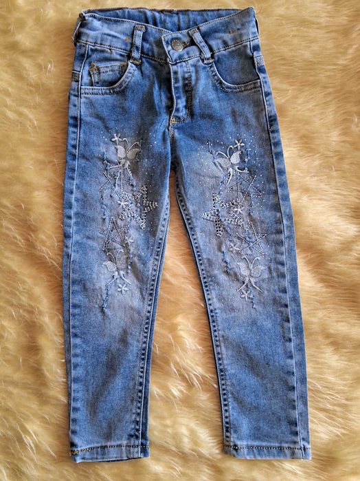 Джинсовий одяг для двійні на 3-5 років