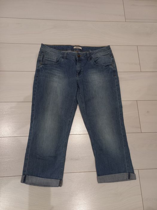 ESPRIT spodnie rybaczki jeansowe r.44/46
