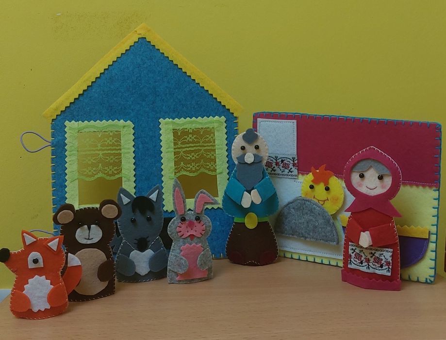 Пальчиковий, ляльковий театр! 8 казочок