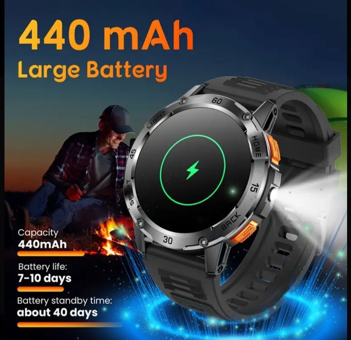 Smartwatch 400Mah srebrny PROMOCJA