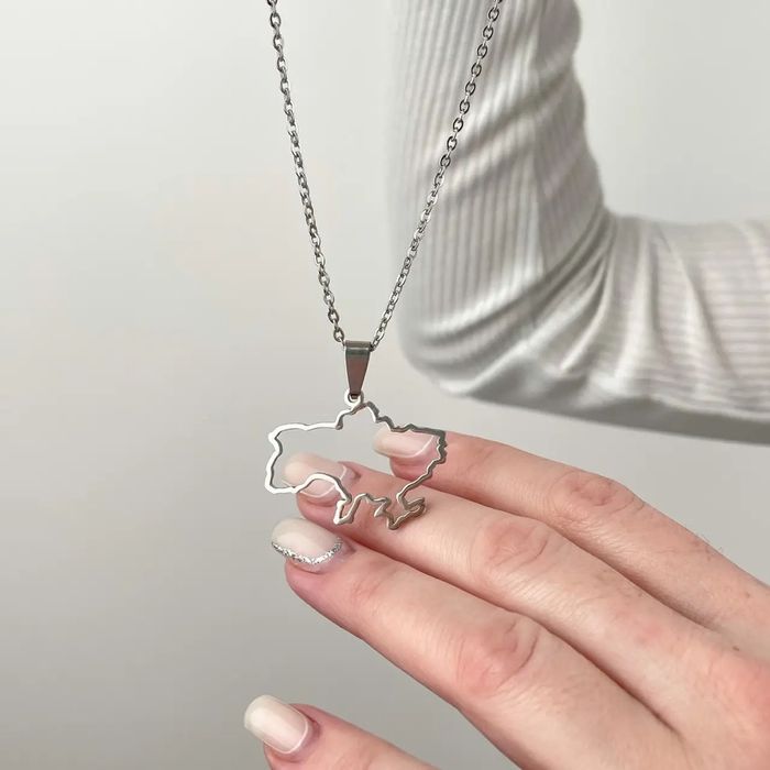 Подвеска с картой Украины