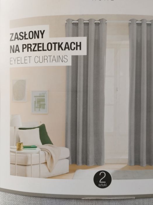 Zasłony na przelotach 135x250