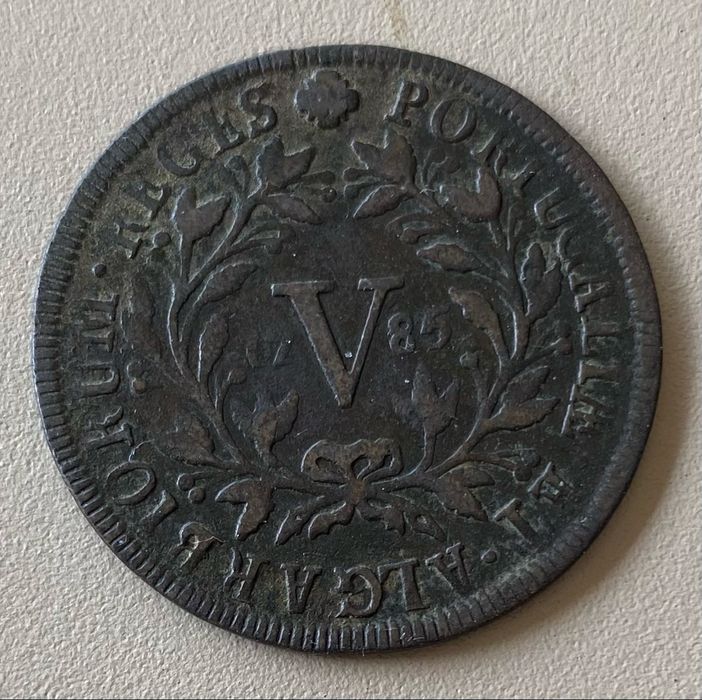 Moeda (2120) D. Maria/Pedro - V Reis 1785