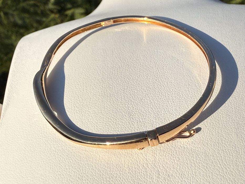 Браслет з діамантами 0,28 Сертифікат, вага 7,72 гр рожеве золото