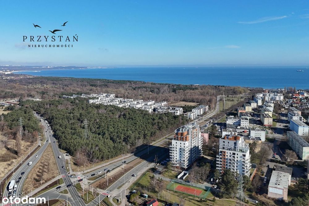 Widok na morze i Park Reagana | 23% VAT | Atal | Taras 21 m2 | Brzeźno