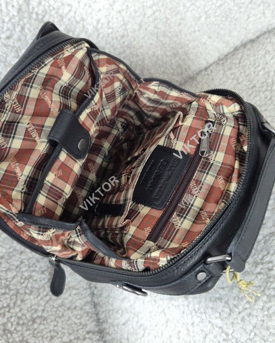 Мужская кожаная сумка Hill Burry 3060. Германия. Шкіряна сумка