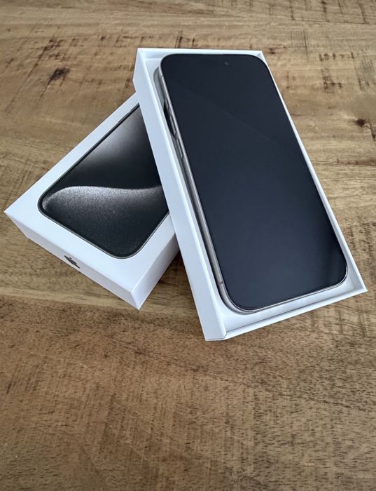  Apple iPhone 15 Pro 128GB Natural Titanium I Bateria 88% I j. Nowy