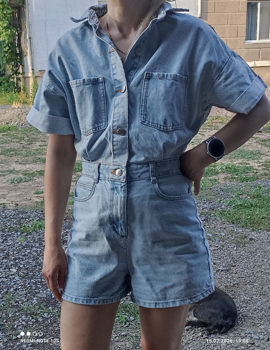 Комбинезон джинсовый ZARA