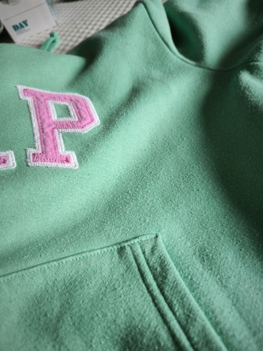 GAP bluza damska z kapturem M petite seledyn