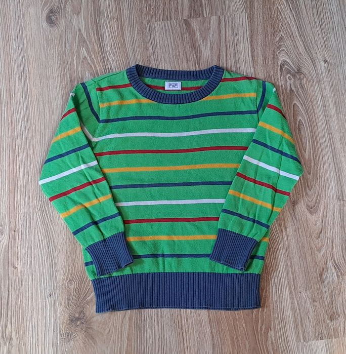 Bawełniany sweter F&F rozm. 110