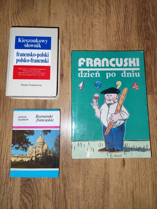 Słownik i książki do nauki J.Francuskiego