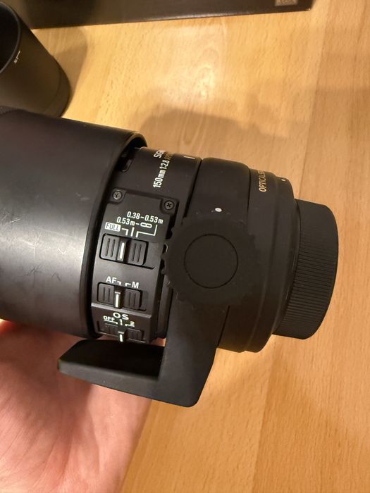 Sigma 150mm f/2.8 APO Macro EX DG OS stan bardzo dobry, do Nikona
