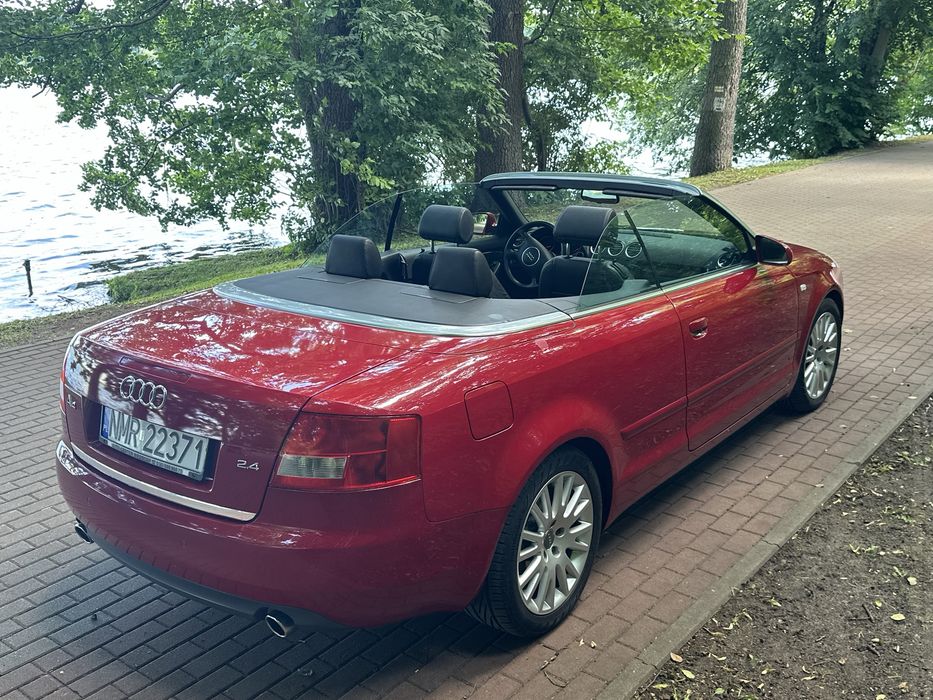 Audi cabrio 2.4 benz +gaz automat