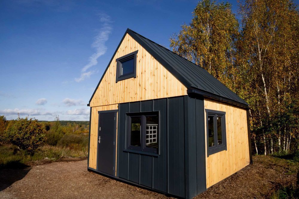 Domek letniskowy, domek ogrodowy, Nowoczesna Stodoła 4,5x5,5m