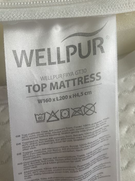 Materac wellpur frya GT30 160x200