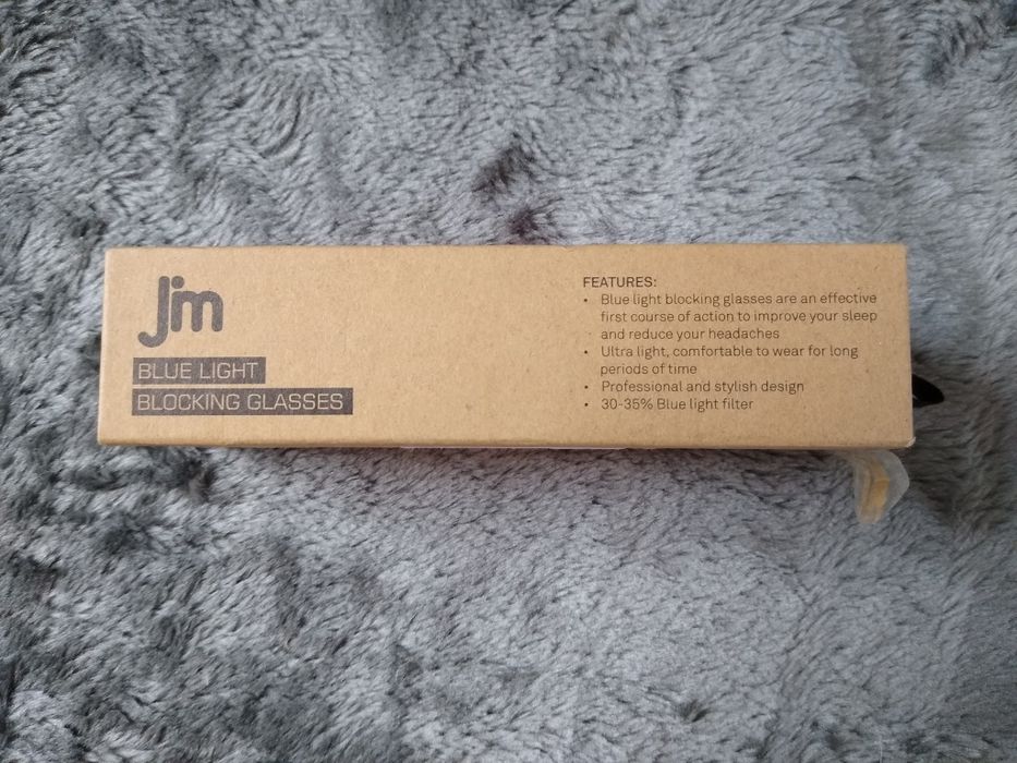 Okulary komputerowe  blokujące światło niebieskie JM