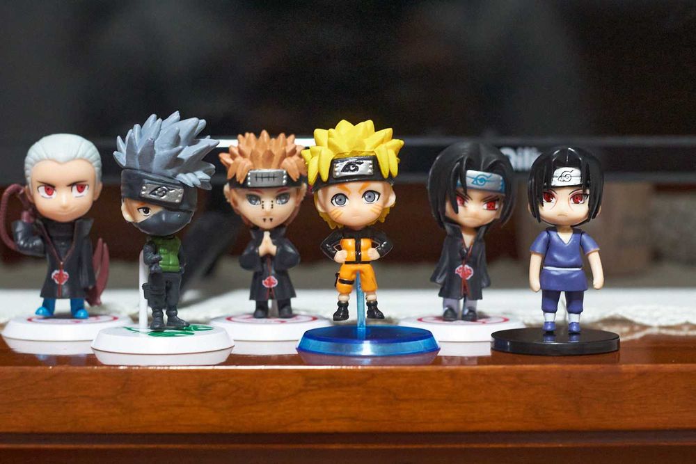 Figuras Naruto Shippuden e Akatsuki