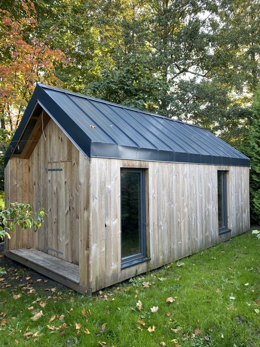 Nowoczesna stodola mini domek ogrodowy 16m2