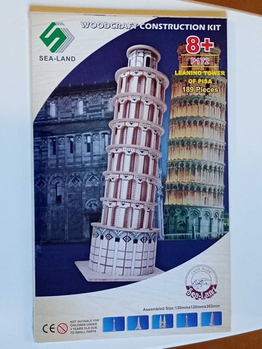 Puzzle 3D Krzywa Wieża w Pizie