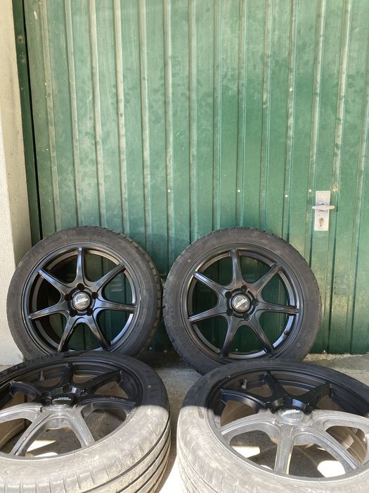 Jantes R17 5x112 com pneus 225/45ZR17