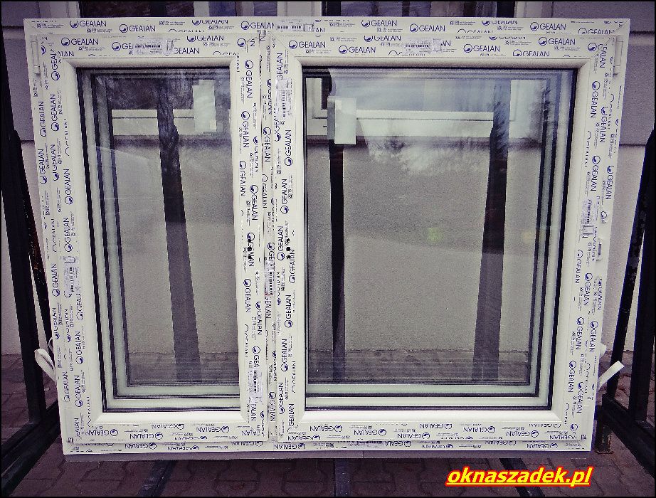 1465x1135 okno PCV od ręki - okna Szadek nowe i używane