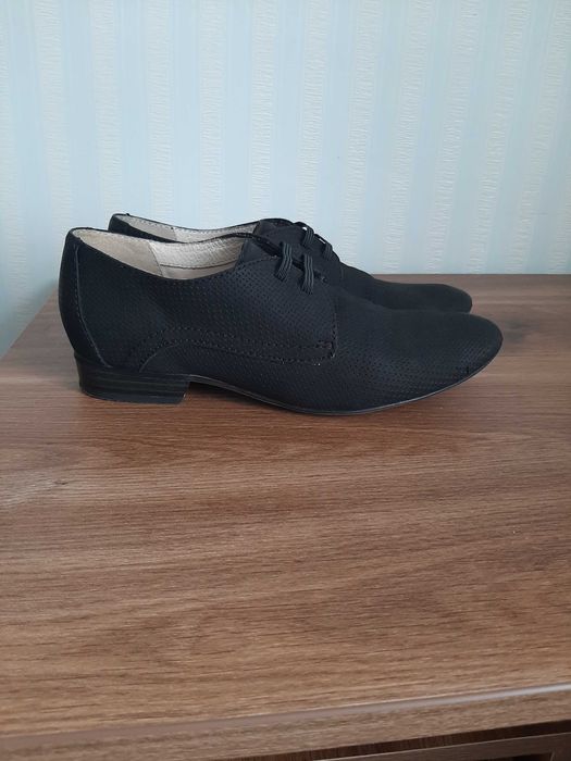 Туфлі шкіра замш фірмові 5 tn Avenue (туфли кожа замш), 37, стан ОК