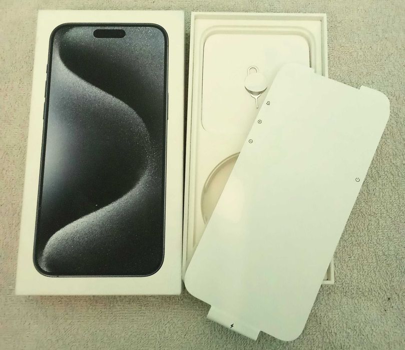 iPhone 15 Pro Max Blue Titanium Europe / 256Gb / Фізична SIM + eSIM / 84% / Neverlock