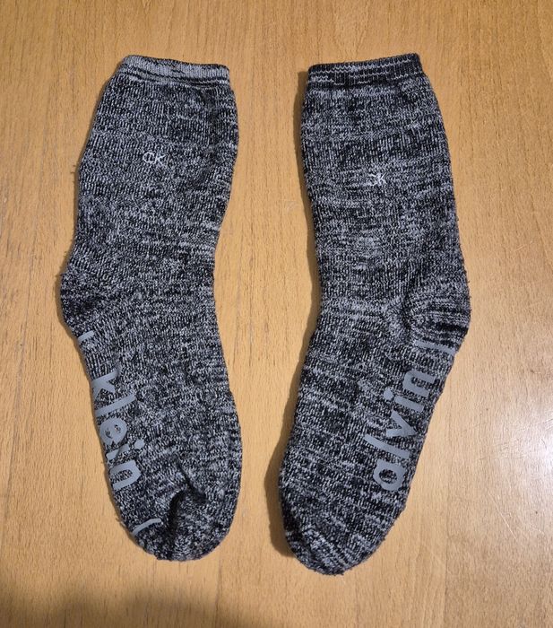 skarpetki skarpety antypoślizgowe Calvin Klein szare 35 - 37