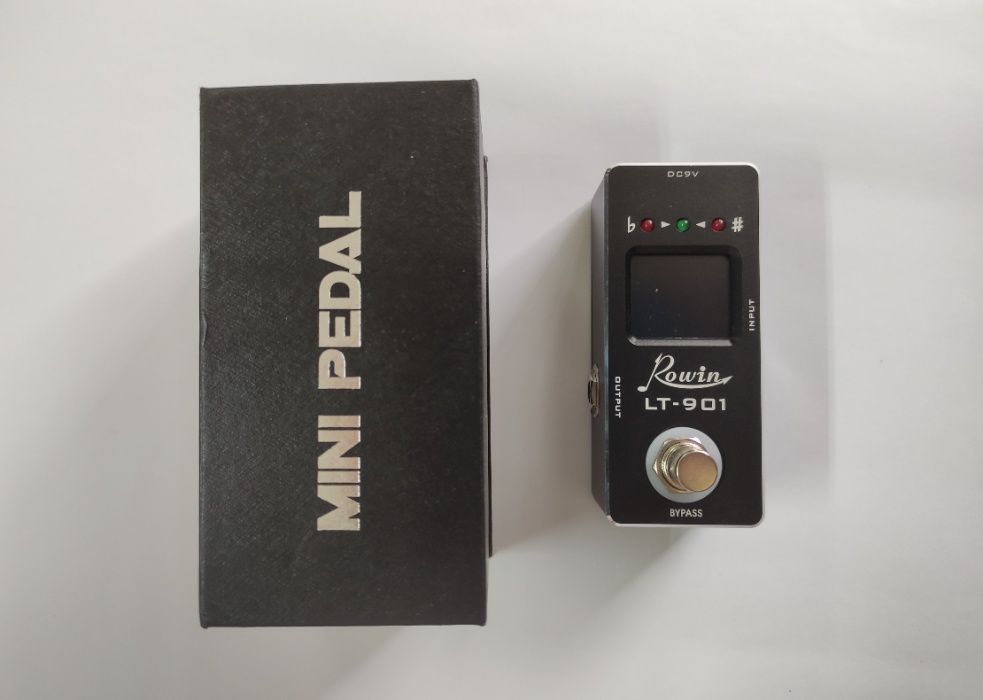 Pedal afinador guitarra stomp box tuner NOVO
