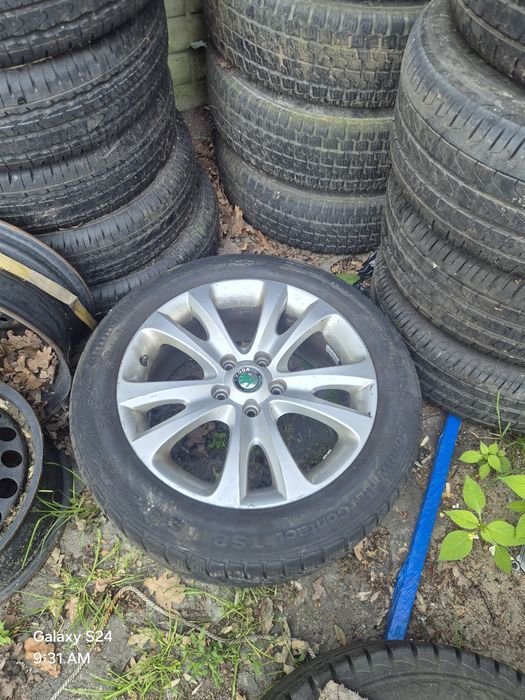 Alufelgi 17 5x112 skoda superb II