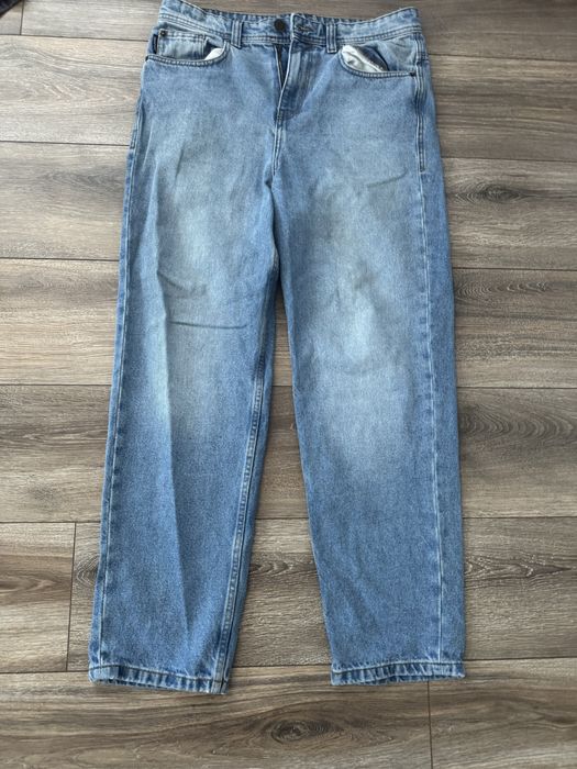 широкі джинси bershka та crop