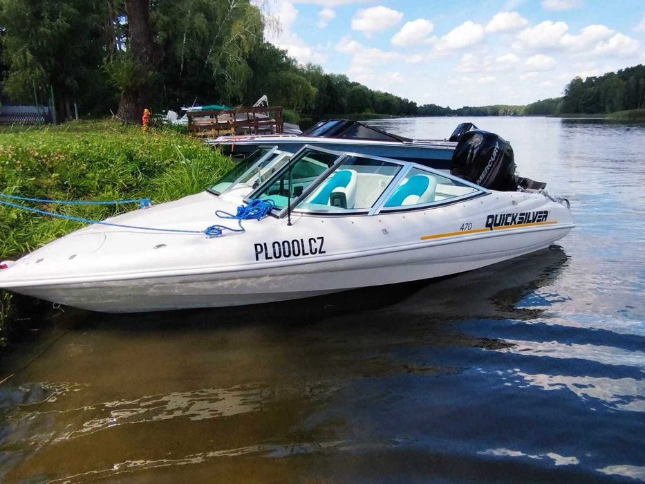 Motorówka sportowa Quicksilver 470 + Mercury 60 KM + przyczepka