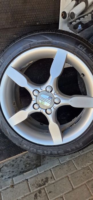 alufelgi+opony 17 5x112 et54 seat leon ii altea toledo iii