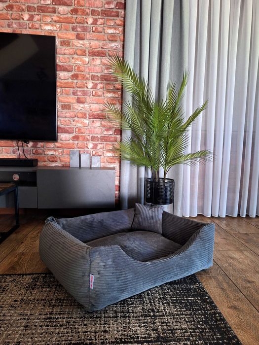 Legowisko, Kanapa dla psa 80x60 Sztruks