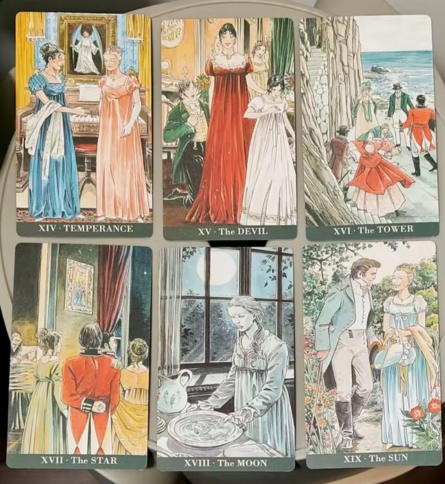 Новинка! Карти таро Джейн Остін в твердій коробці в колекцію