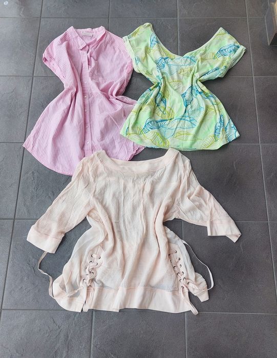 Zestaw paka ubrań 90's wiosna/lato 10 sztuk XL 42