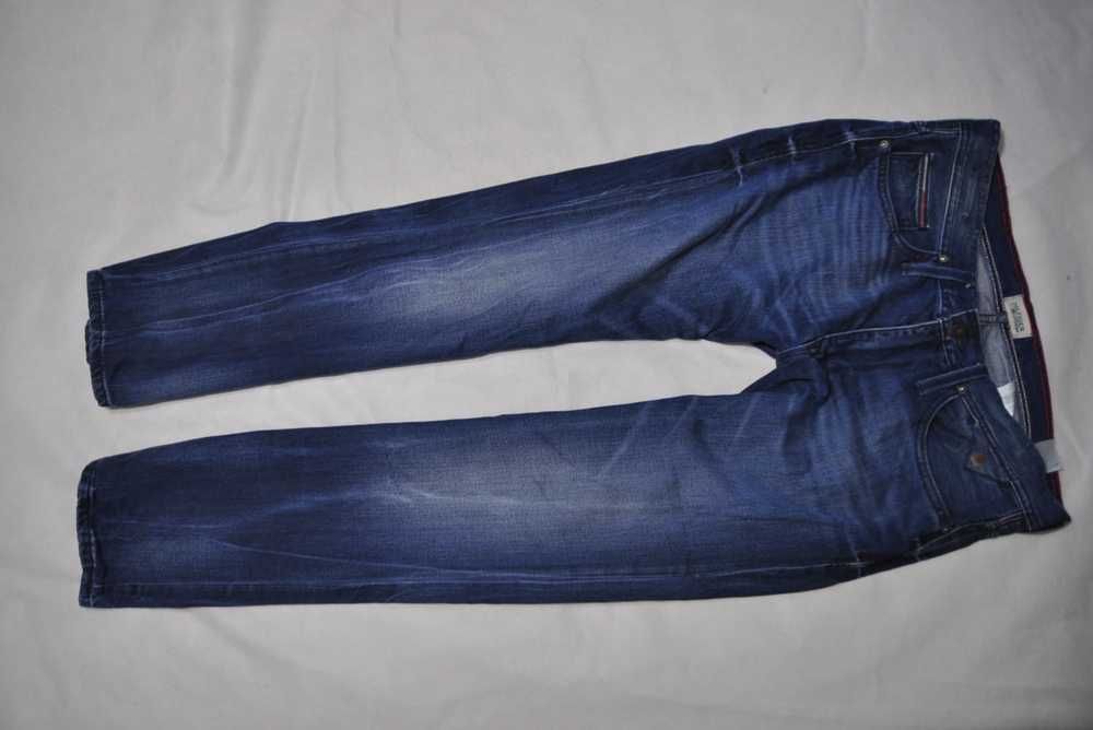 TOMMY HILFIGER ROGAR M 88cm 32/32  męskie spodnie jeansowe straight loose s4v