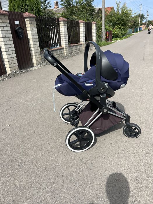 Cybex Priam 2 в 1 темно синя