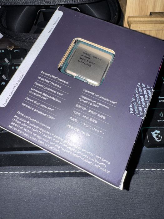 Процесор Intel Core i5 9600k
